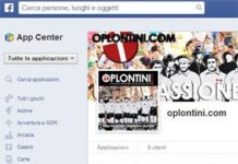 Oplontini.com nell'app center di Facebook