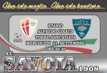 Savoia-Lecce. Biglietti in vendita senza diritti di prevendita
