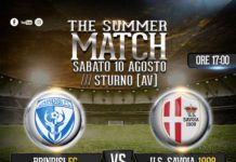 Sabato 10 Agosto allenamento con il Brindisi