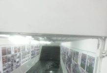 Stadio Giraud: manto erboso e sottopassaggio in condizioni pessime.