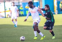 Ai saluti Adama Diakite. Stagione incolore per lui