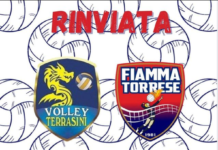 Fiamma Torrese: rinviata la gara con la Volley Terrasini